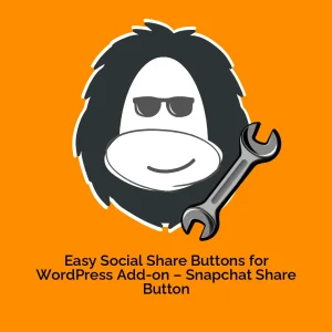Easy Social Share Buttons for WordPress Add-on – Snapchat Share Button