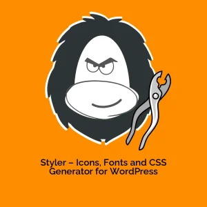 Styler – Icons, Fonts and CSS Generator for WordPress